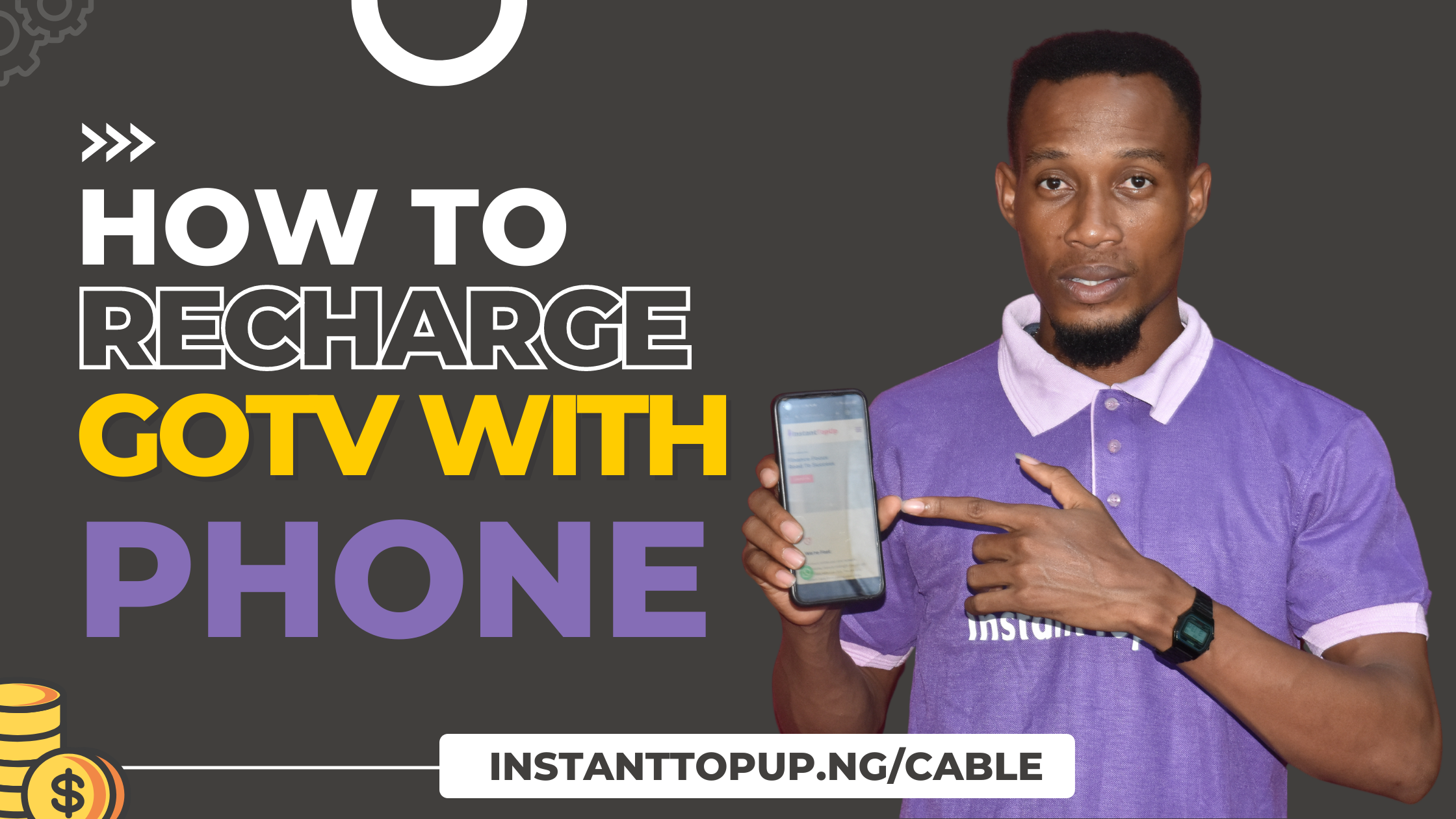 how to recharge gov with phone